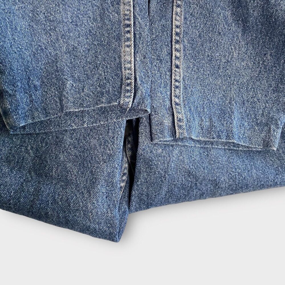Vintage Wrangler Jeans Womens 26 x 25.5 Mom Blue Denim Tapered Leg High Waist - Picture 3 of 13